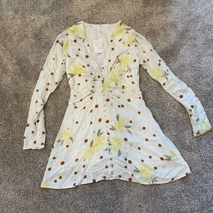 Floral long sleeve dress